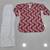 Womens new trendy red  flower floral printed short kurti with beige palazzo set