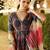 Multi embroidery & sequins free size stitched kurta set for women