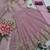 Womens new latest trendy elegant baby pink embroidered anarkali suit set with scalloped dupatta