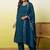 Blue women kurta pant dupatta set