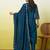 Blue women kurta pant dupatta set