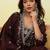 Brown women kurta pant dupatta set