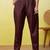 Brown women kurta pant dupatta set