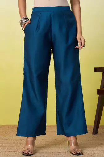 Blue women kurta pant set