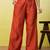 Orange women kurta pant set
