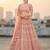 Peach Net Embroidered Lehenga With Choli And Net Dupatta