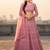 Pink Net Embroidered Lehenga With Choli And Net Dupatta