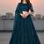 Teal Net Embroidered Lehenga With Choli And Net Dupatta