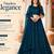 Teal Net Embroidered Lehenga With Choli And Net Dupatta