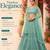 Light Green Net Embroidered Lehenga With Choli And Net Dupatta