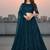 Teal Net Embroidered Lehenga With Choli And Net Dupatta
