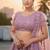 Lavender Net Embroidered Lehenga With Choli And Net Dupatta