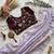 Lavender Color  hand cutdana moti border Work Satin Saree
