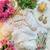 White Color  floral prints And Hand Work Silk Blend Saree