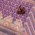 purple printed sequins with real mirror and diamond silk blend saree