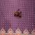 purple printed sequins with real mirror and diamond silk blend saree