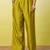 Green women kurta pant set