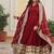 Anarkali with embroidery zari sequins-work