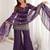 Shiny Purple Zari Work Silk Festival Wear Palazzo Suit With Dupatta