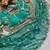 Emerald Green Color embroidery sequence Work Silk Blend Saree