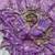 Lavender Color embroidery sequence Work Silk Blend Saree