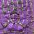 Lavender Color embroidery sequence Work Silk Blend Saree