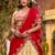 Glamorous Golden Zari Weaving Silk Navratri Wear Lehenga Choli