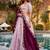 Captivating Lavender Embroidered Silk Marriage Wear Lehenga Choli