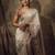 white sequin embroidery rangoli silk saree