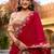 Fashionable Cream Zari Weaving Silk Wedding Wear Lehenga Choli