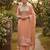 Peah color graceful partywear ethnic dani cotton fabric suit for girls