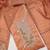 Peah color graceful partywear ethnic dani cotton fabric suit for girls