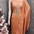 Peah color graceful partywear ethnic dani cotton fabric suit for girls