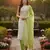Off white color beautiful shimmer jacquard fabric ethnic partywear salwar kameez