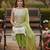 Off white color beautiful shimmer jacquard fabric ethnic partywear salwar kameez