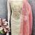 Off white color beautiful shimmer jacquard fabric ethnic partywear salwar kameez