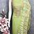 Pista color modal butti fabric woven and embroidered ethnic suit for girls