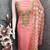 Pink color modal butti fabric woven and embroidered ethnic suit for girls