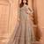 Beige color stylish ethnic partywear anarkali dress for trendy girls