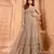 Beige color stylish ethnic partywear anarkali dress for trendy girls