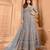 Blue color stylish ethnic partywear anarkali dress for trendy girls