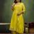 lemon fancy viscose rayon kurta set