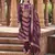 Purple color banglori silk fabric wevon jacquard designer ethnic partywear suit