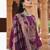 Purple color banglori silk fabric wevon jacquard designer ethnic partywear suit