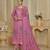Pink color beautiful silk fabric designer ceremonial looks ethnic suit