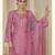 Pink color beautiful silk fabric designer ceremonial looks ethnic suit