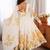 Stunning White Floral Printed Organza Festival Wear Anarkali Suit