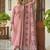 Pink color cambric cotton fabric beautiful ceremonial salwar kameez for graceful looks