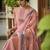 Pink color cambric cotton fabric beautiful ceremonial salwar kameez for graceful looks