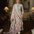 Grey color cambric cotton fabric beautiful ceremonial salwar kameez for graceful looks